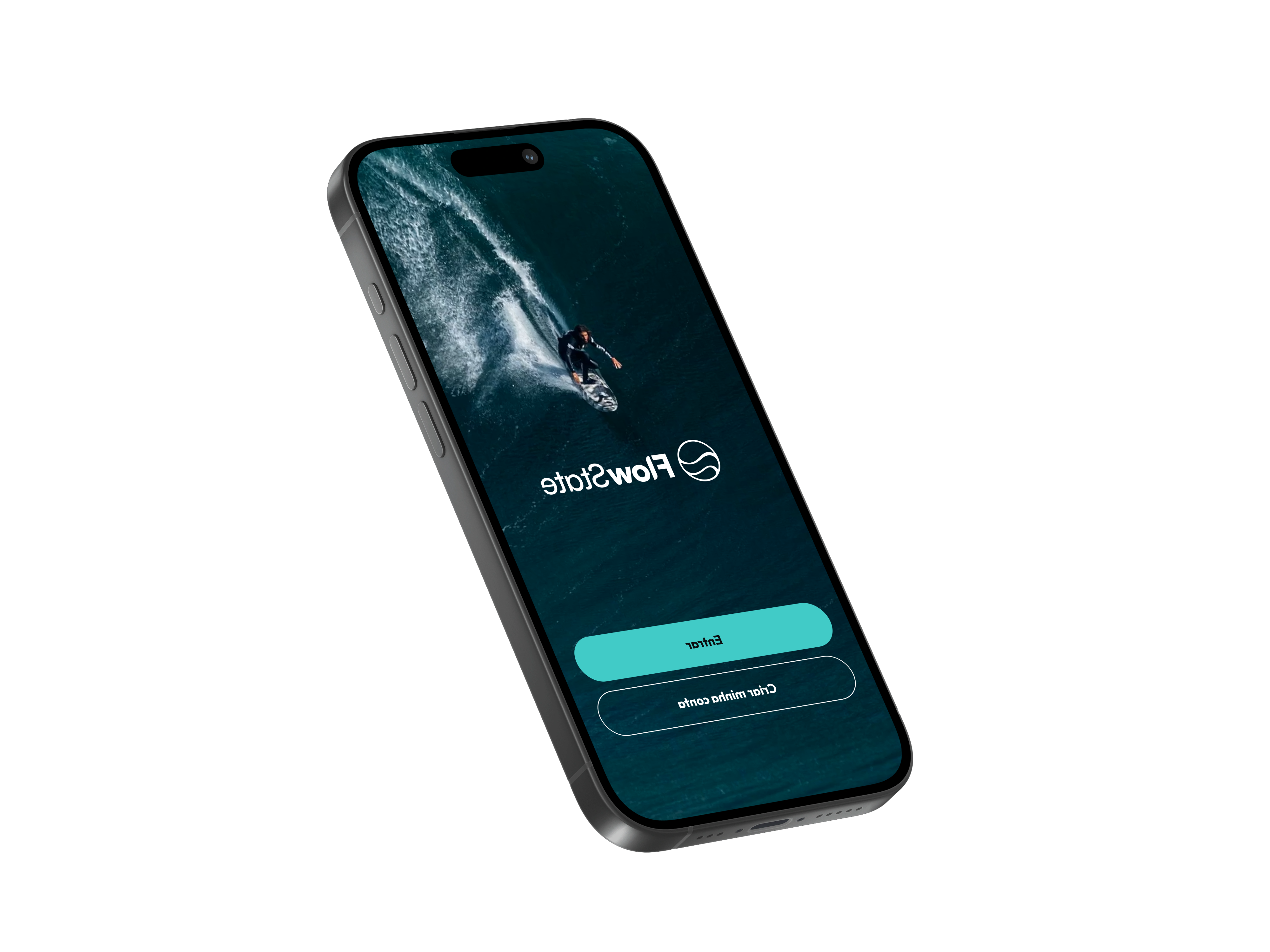 Aplicativo FlowState no iPhone